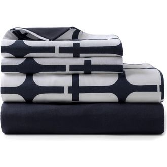 Brooks Brothers 4-Piece Sheet Set in Navy at Nordstrom Rack, Size Queen