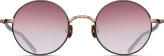 Matsuda M3087 RG-MBK Mens Sunglasses Black Size 46
