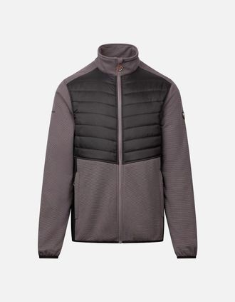 Trespass Mens Trespass Mens Hanlonton Fleece AT200 Hybrid Jacket - Grey - Size: 42/Regular