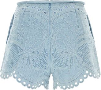 Zimmermann Daylight Denim Shorts - Blue