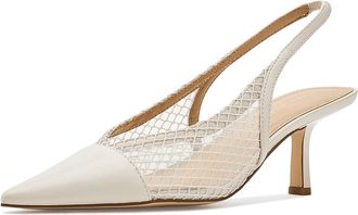 Marc Fisher Gipsi Womens Shoes Cream : 7.5 M, Leather/Textile