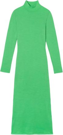 Sunnei Midi-jurk met lange mouwen - Groen