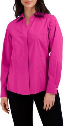 Foxcroft Taylor Stretch Shirt in Azalea at Nordstrom Rack, Size 14