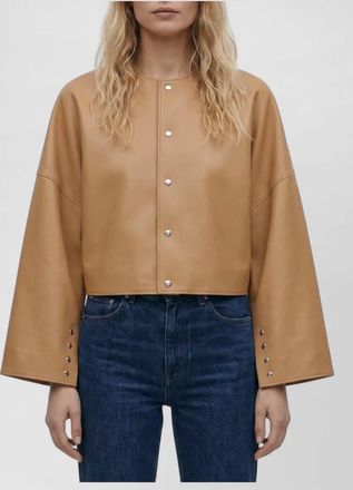 Celine lambskin cropped jacket