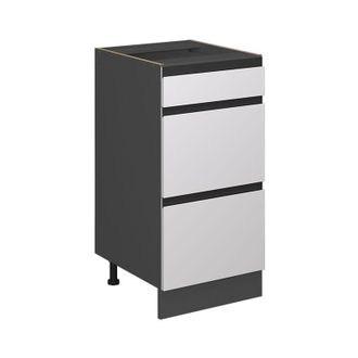 Vicco Mueble Bajo De Cocina R-line, Blanco, 40 Cm Et M&aacute;rmol