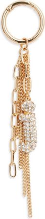 Chelsea28 Pav&eacute; Crystal Inital Bag Charm in J- Clear- Gold at Nordstrom