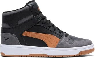 Puma Puma Mens Rebound Layup Mid Shoes Sneaker, Black-Melted Caramel Ah25, 9.5 UK