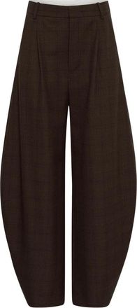 Gestuz Wijde broek - Dames - Broeken - Bruin - XS - Broeken