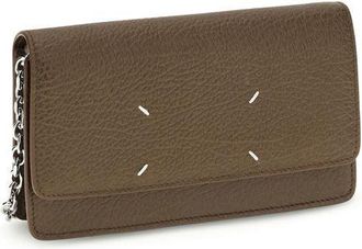 Maison Margiela Womens Brown Calf Leather Bos Taurus Wallet