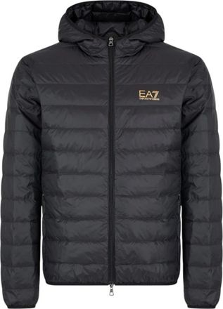 Emporio Armani Emporio Armani Ea7, Jassen, Heren, Zwart, 4Xl, Lichtgewicht Donsjack