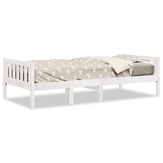 Berkfield Home Childrens Bed without Mattress White 75x190 cm Solid Wood Pine