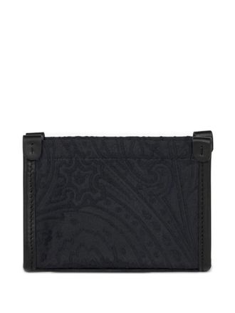 Etro jacquard coin purse - Blue