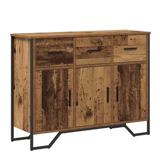 vidaXL Credenza Legno Vecchio 97 X 32.5 X 74.5 Cm Legno Multistrato - Vidaxl