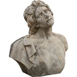 Biscottini International Biscottini - Busto De Hombre En Piedra L78xpr35xh80 Cm