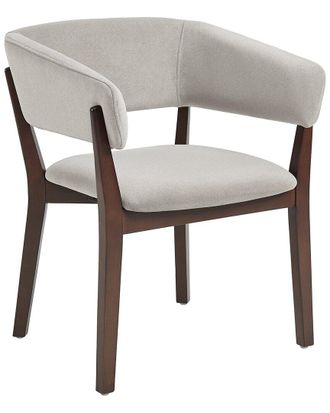 Manhattan Comfort Blake Dining Armchair With Beech Wood Legs