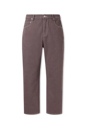 Folk Barrel-Leg Jeans