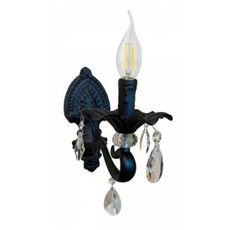 Trade Shop Trade Shop Traesio - Trade Shop - Applique Parete A Candelabro Stile Vintage Attacco E14 Lampada Muro Retro E43-1n