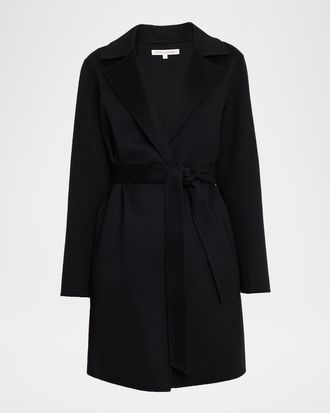 Sofiacashmere Cashmere-Blend Wrap Coat