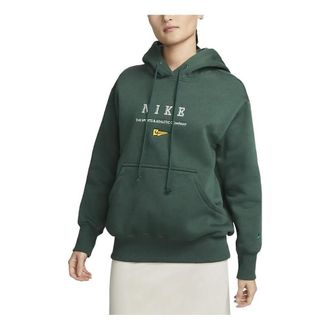 Nike (WMNS) Nike Sportswear NSW OS Fleece Pullover L/S Hoodie Green FD0855-333