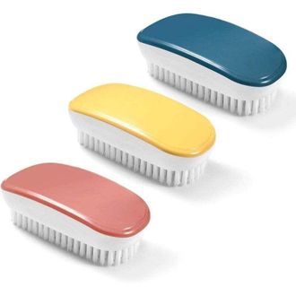 OEM Juego De 3 Cepillos Suaves Para Ropa, Cepillos De Limpieza De Manos De Colores Para Ropa, Zapatos, Alfombras, Fregadero De Cocina, Ba&ntilde;era (amarillo, R