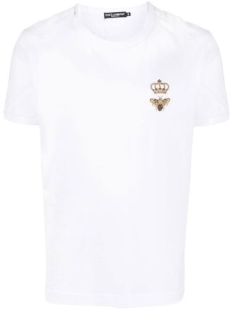 Dolce & Gabbana White Logo cotton t-shirt