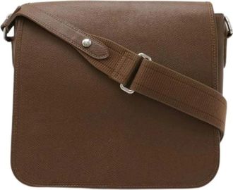 Louis Vuitton Pre-owned Cross Body Bags, male, Brown, Size: ONE SIZE Pre-owned Andrei Taiga Shoulder Bag