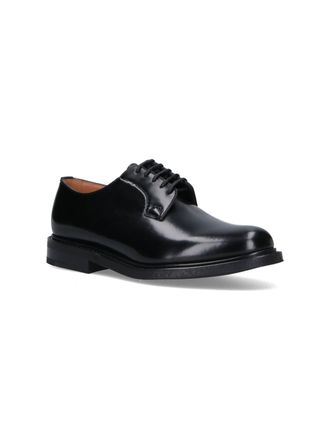 Churchs Mens Flat Shoes Black