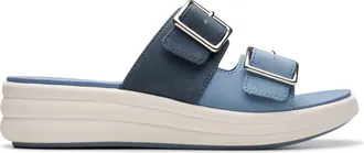 Clarks Drift Buckle in Blue Synthetic