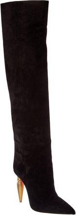 Christian Louboutin Suede Knee Boot