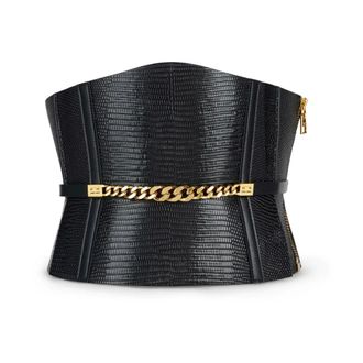 Elisabetta Franchi Dames, Accessoires, Zwart, Maat: S Leer