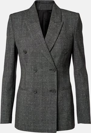Alexander McQueen Prince of Wales check wool blazer