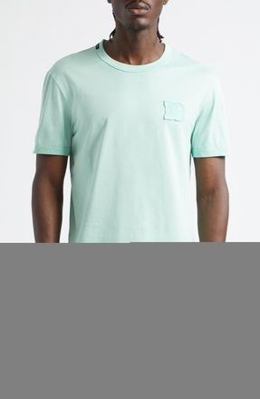 Dolce & Gabbana Logo Cotton Jersey T-Shirt in V0234 Verde Acqua at Nordstrom, Size 46 Us