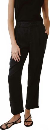 Bella Dahl Piped Trouser Pant In Black