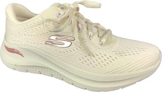 Skechers Arch Fit 2.0 - Big League - Dames - Sneakers - Beige - 35 EU - Schoenen