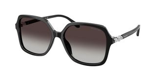Swarovski SK6067 10388G Womens Sunglasses Black Size 56