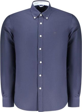 North Sails Katoenen shirt met klassiek design en comfortabele pasvorm - Heren - Casual Overhemden - Blauw - XL - Katoen - Overhemden