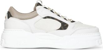 Fendi Force Sneakers - Heren - Sneakers - Wit - 43 EU - Leer - Schoenen