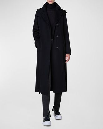 Akris Storm System Cashmere Coat