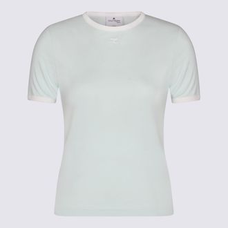 Courr&egrave;ges T-Shirts And Polos Light Mint/Heritage White