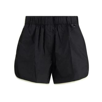 Prada Polyamide Bermuda Shorts - Dames - Korte broeken - Zwart - Maat: S Polyamide