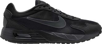 Nike Air Max Solo-sportschoenen voor heren met su&egrave;de panelen (Drievoudig zwart)