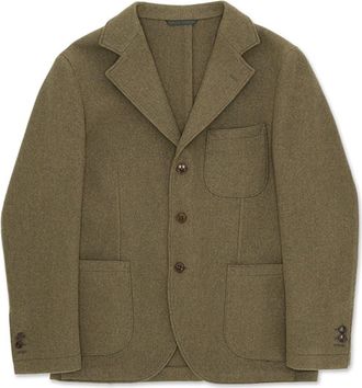 Fortela Alfonso Classic Wool Jacket in Green at Nordstrom, Size 54 Eu