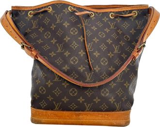 Louis Vuitton Louis Vuitton grote Noe Monogram bucket bag in bruin gecoat canvas