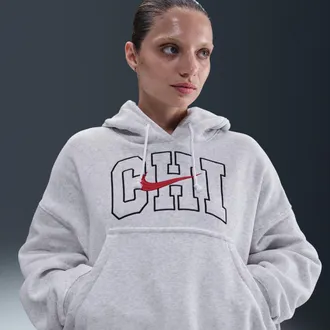 Nike Womens Nike Sportswear Phoenix Fleece Oversized Hoodie in Brown | IM8121-051