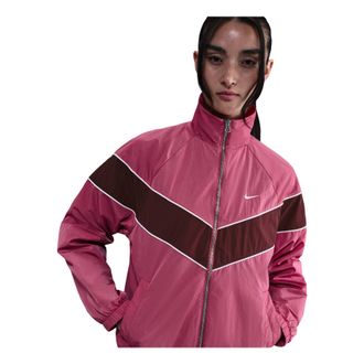 Nike (WMNS) Nike Windrunner Loose UV Woven Full-Zip Jacket Sweet Beat Sail Burgundy Crush FV6305-634