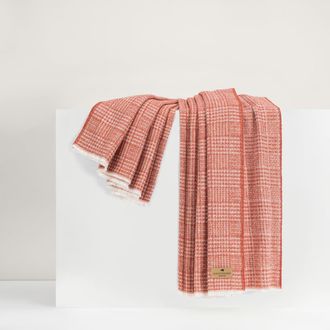 Lands Downunder Sutton Plaid Throw in Spicy Orange at Nordstrom