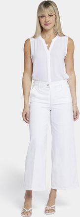 NYDJ Mona Wijde Pantalon Enkel Jeans Met Hoge Taille