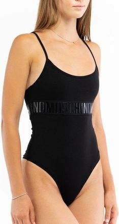 Moschino Womens Black Cotton Bodysuit Clothing