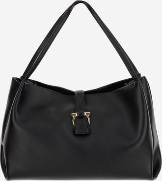 Ferragamo Leather Shoulder Bag