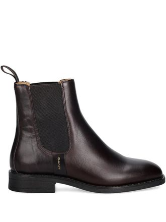 GANT pull tab chelsea boots - Brown